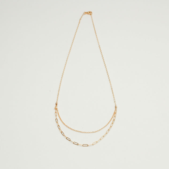 "double-layer" chain necklace - workshopunderground.com