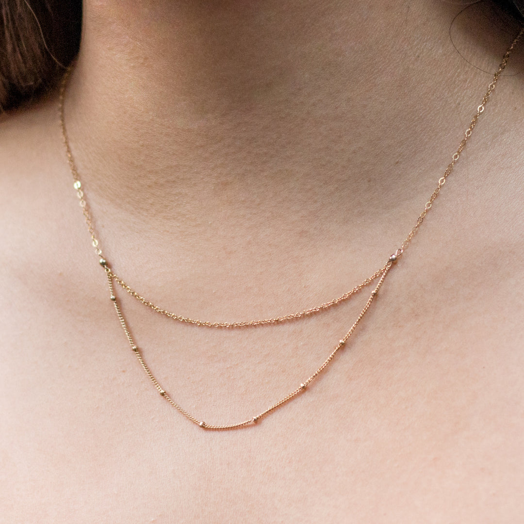 "double-layer" chain necklace - workshopunderground.com