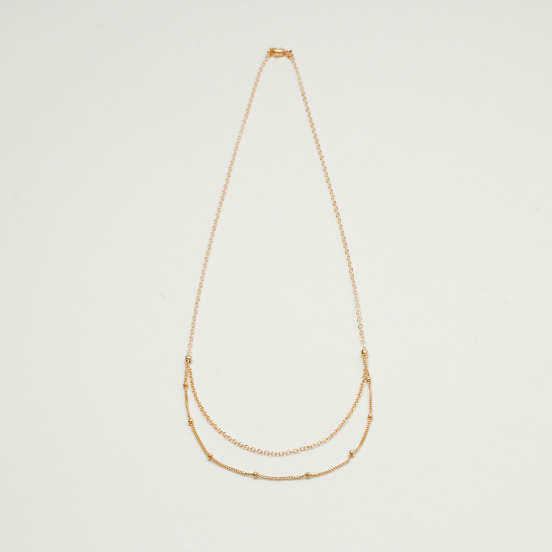 "double-layer" chain necklace - workshopunderground.com