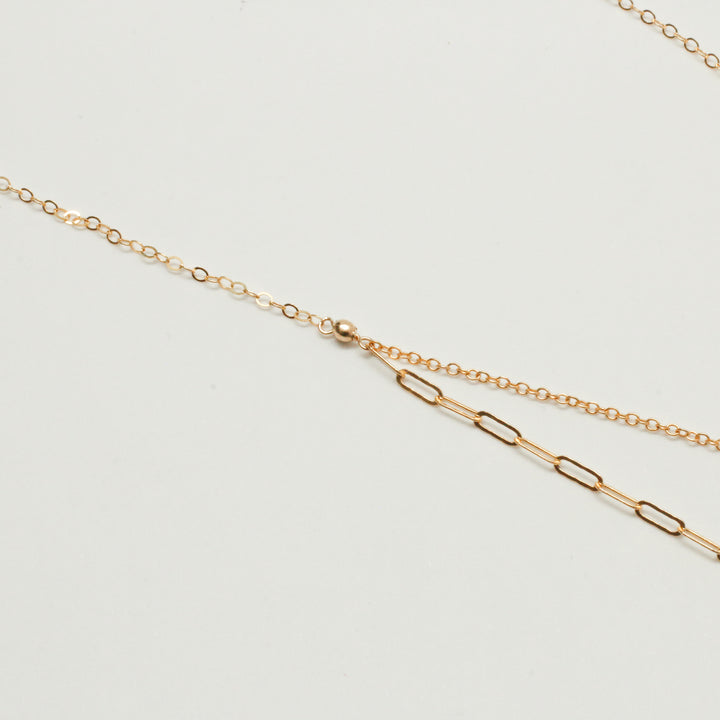 "double-layer" chain necklace - workshopunderground.com