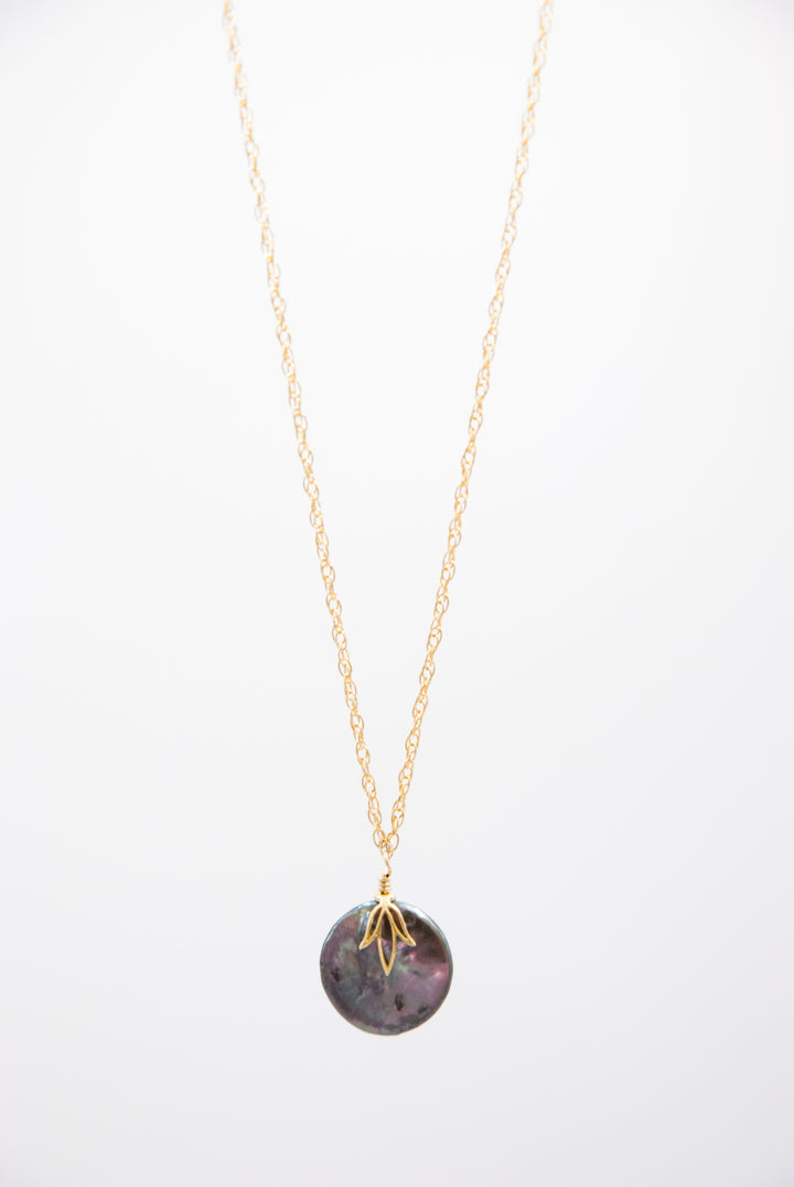 New Deco - coin pearl necklace - rope chain - workshopunderground.com