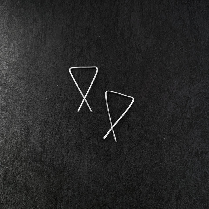 "fiore" - artisanal hammered earrings - workshopunderground.com