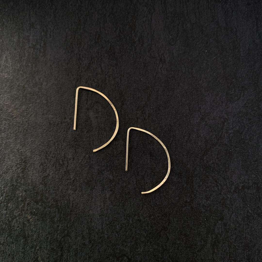"moda" - artisanal hammered hoops - workshopunderground.com