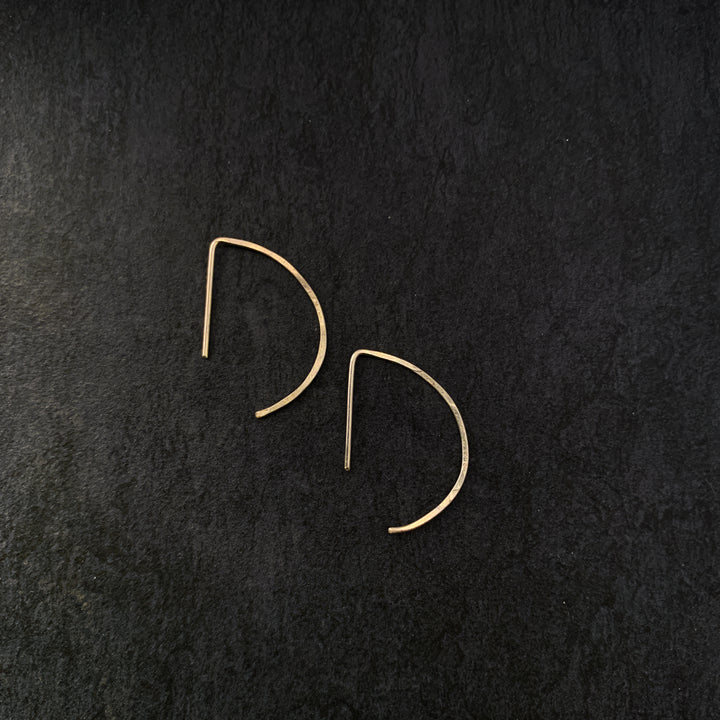 "moda" - artisanal hammered hoops - workshopunderground.com