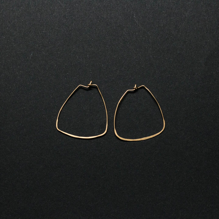 "bella" - artisanal hammered earrings - workshopunderground.com
