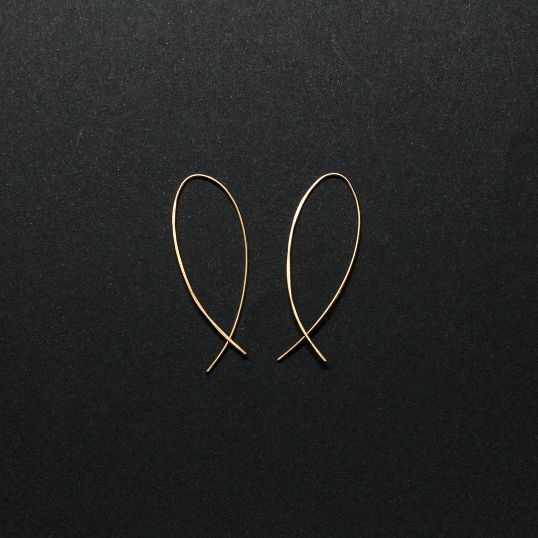 "lupa" - artisanal hammered hoops - workshopunderground.com