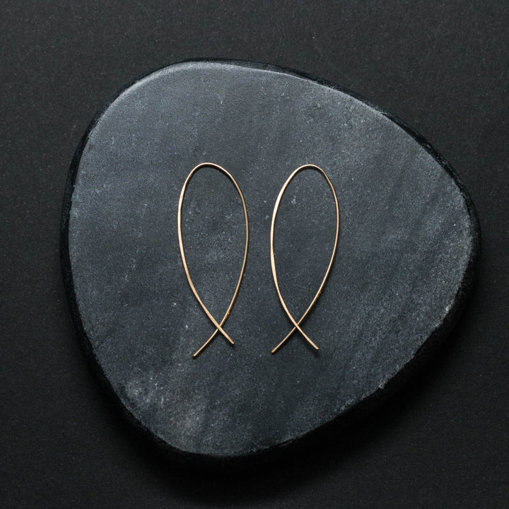 "lupa" - artisanal hammered hoops - workshopunderground.com