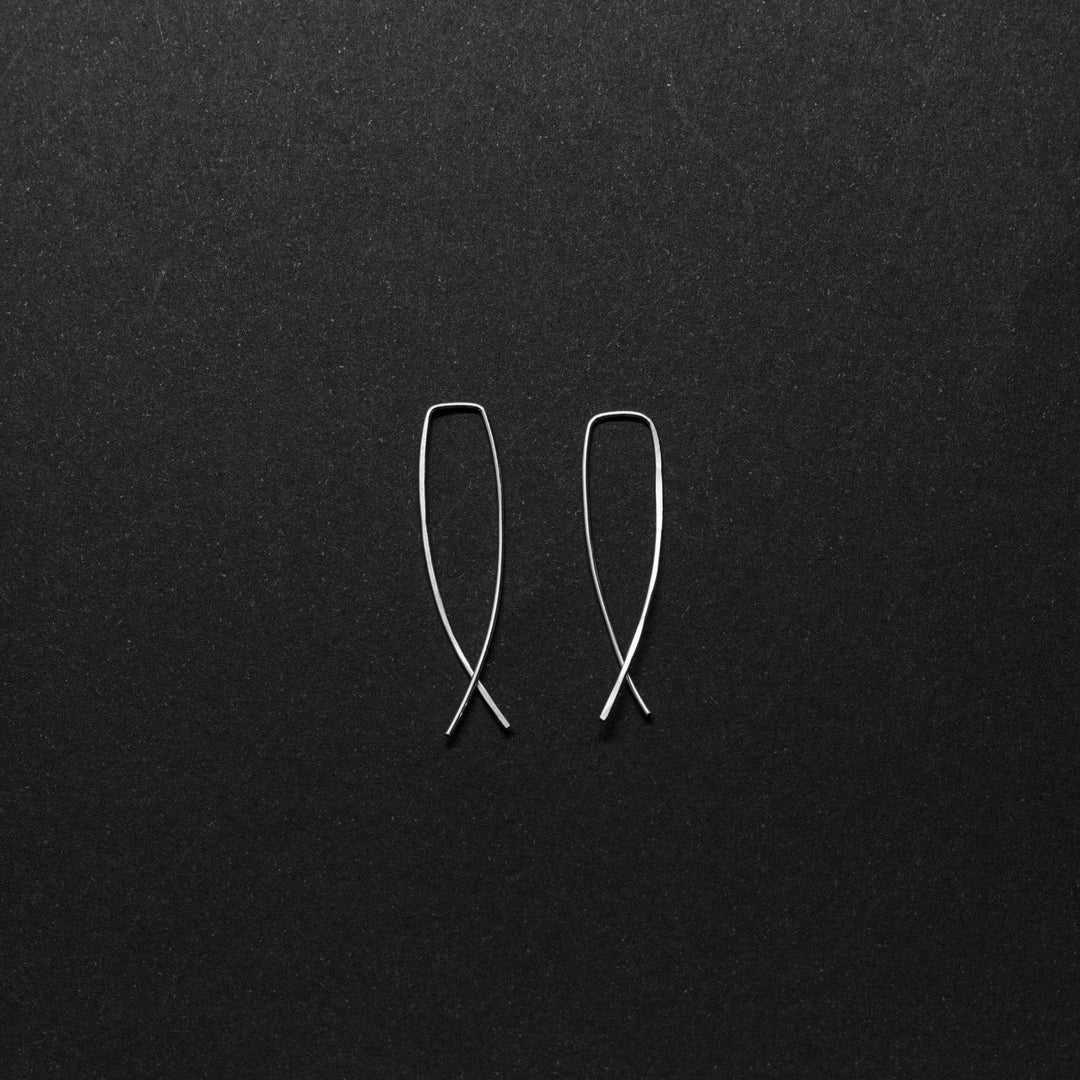 "pesce" - artisanal hammered hoops - workshopunderground.com