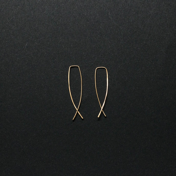 "pesce" - artisanal hammered hoops - workshopunderground.com