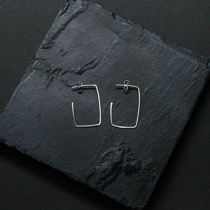 "greco" - artisanal hammered hoops - workshopunderground.com