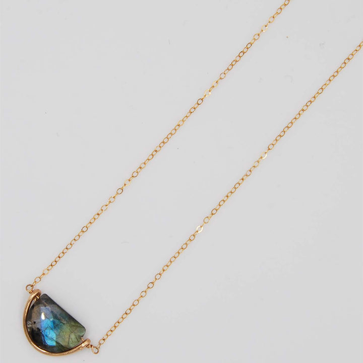 Northern Lights - Mezzaluna Necklace - workshopunderground.com