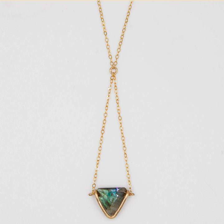 Northern Lights - Triangle Trapeze Necklace - workshopunderground.com