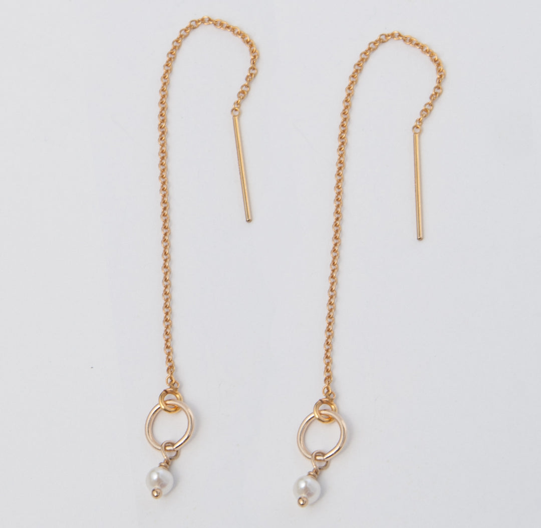 baby pearl golden ring threaders - workshopunderground.com