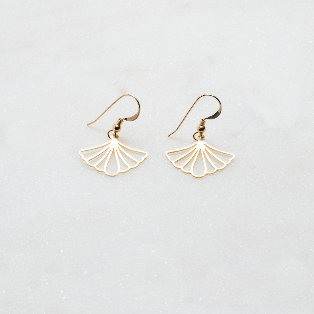 New Deco - ginkgo earrings - workshopunderground.com